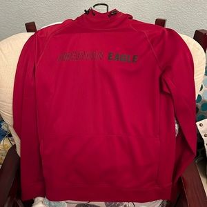 Adult xs red American Eagle athletic sweater